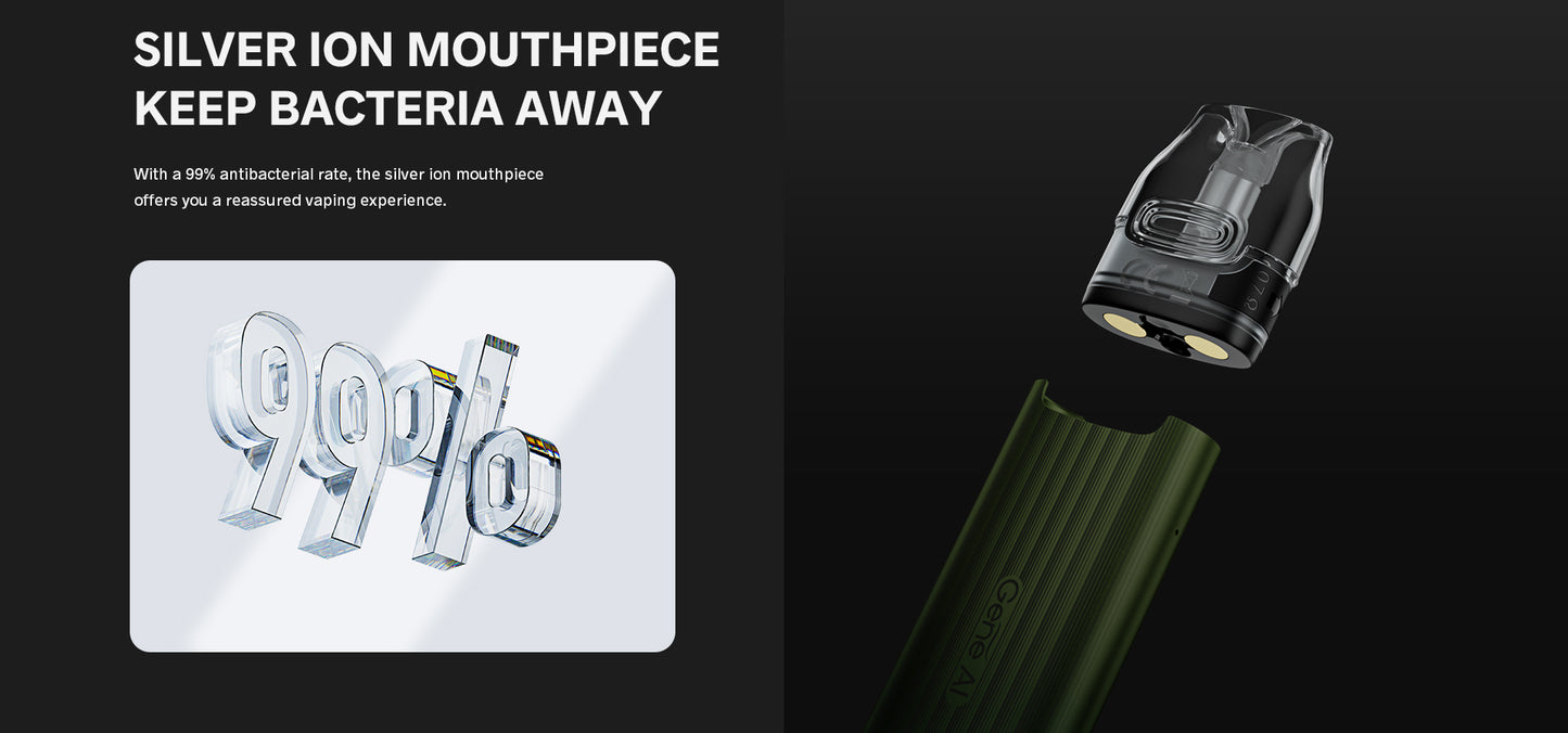 Original VOOPOO VMATE V2 Pod Cartridge coil is Pre-Installed at either 0.7ohm or 1.2ohm Free Shipping
