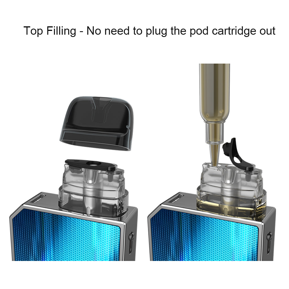 Original VOOPOO Drag Nano 2 Pod Cartridge 2ML Top filling Vape Kit Free Shipping