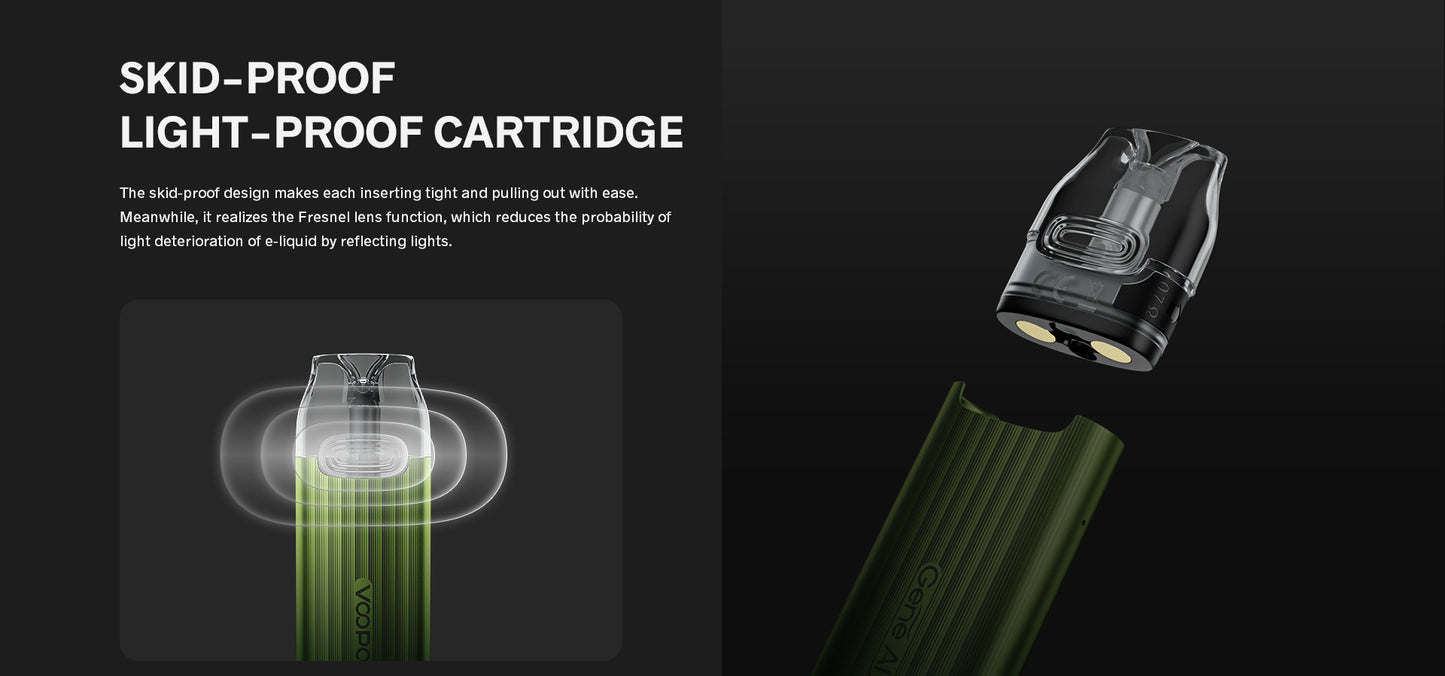 Original VOOPOO VMATE V2 Pod Cartridge coil is Pre-Installed at either 0.7ohm or 1.2ohm Free Shipping
