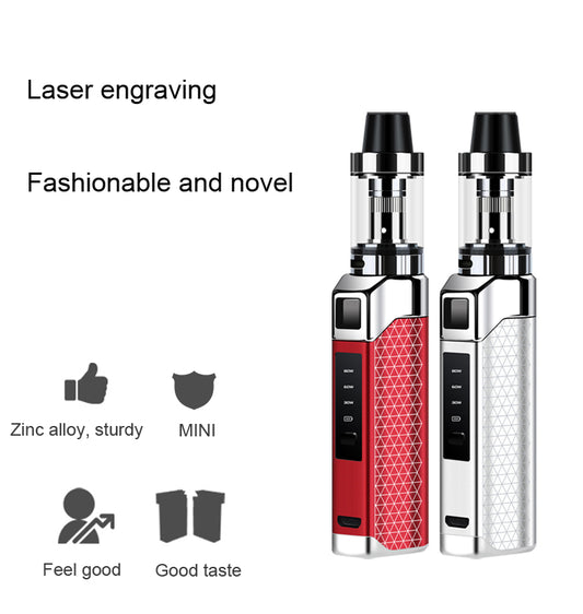 Original Vape Box Mod Kit 80W Device 1300Mah Build-In Battery Rechargeable With Vapor Free Shipping