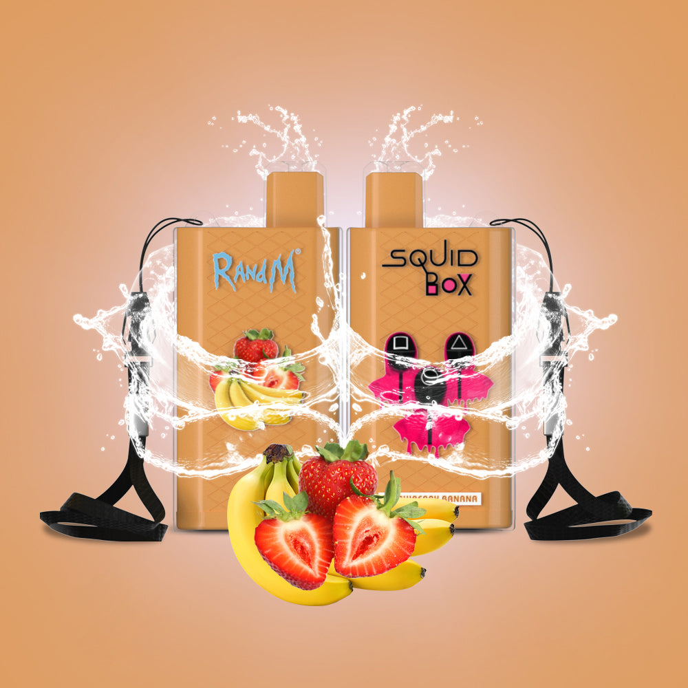 Original RandM Squid Box 5200 Puffs 12ml Vape Kit Device (Free Shipping)