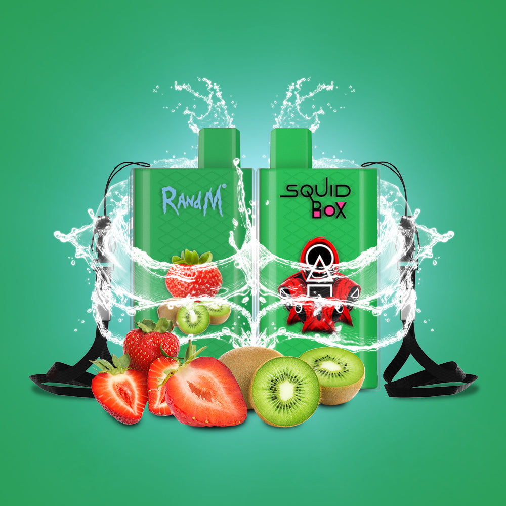 Original RandM Squid Box 5200 Puffs 12ml Vape Kit Device (Free Shipping)