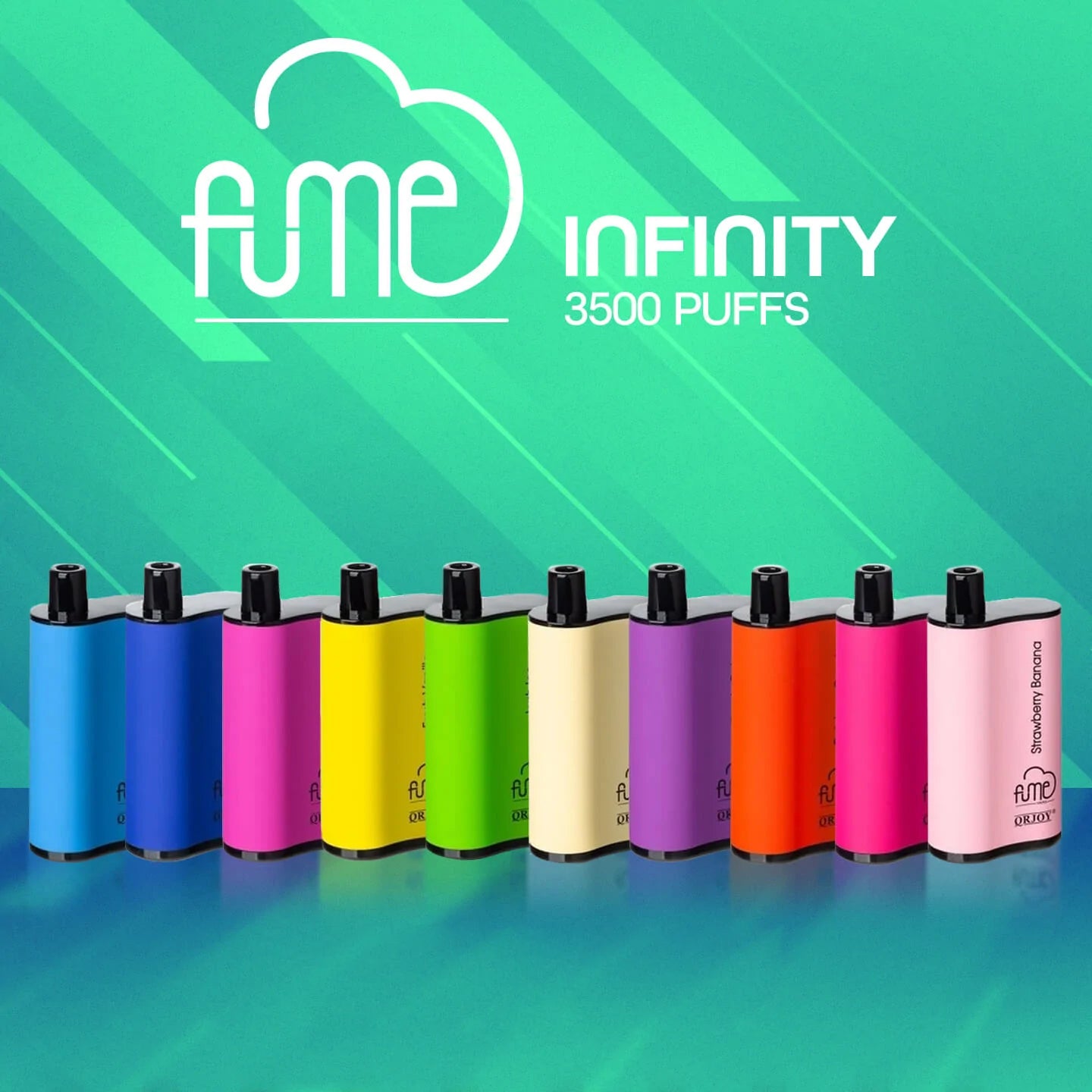 Original FUME INFINITY 3500 Puffs 12ml Vape Kit Device (Free Shipping)
