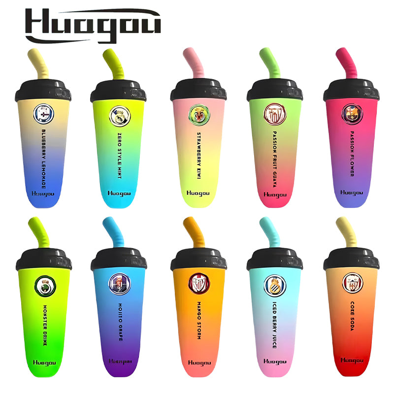 Original HUAGUO Mini Cup Vape 6600 Puffs Milk Tea Cup Device Kit (Free Shipping)