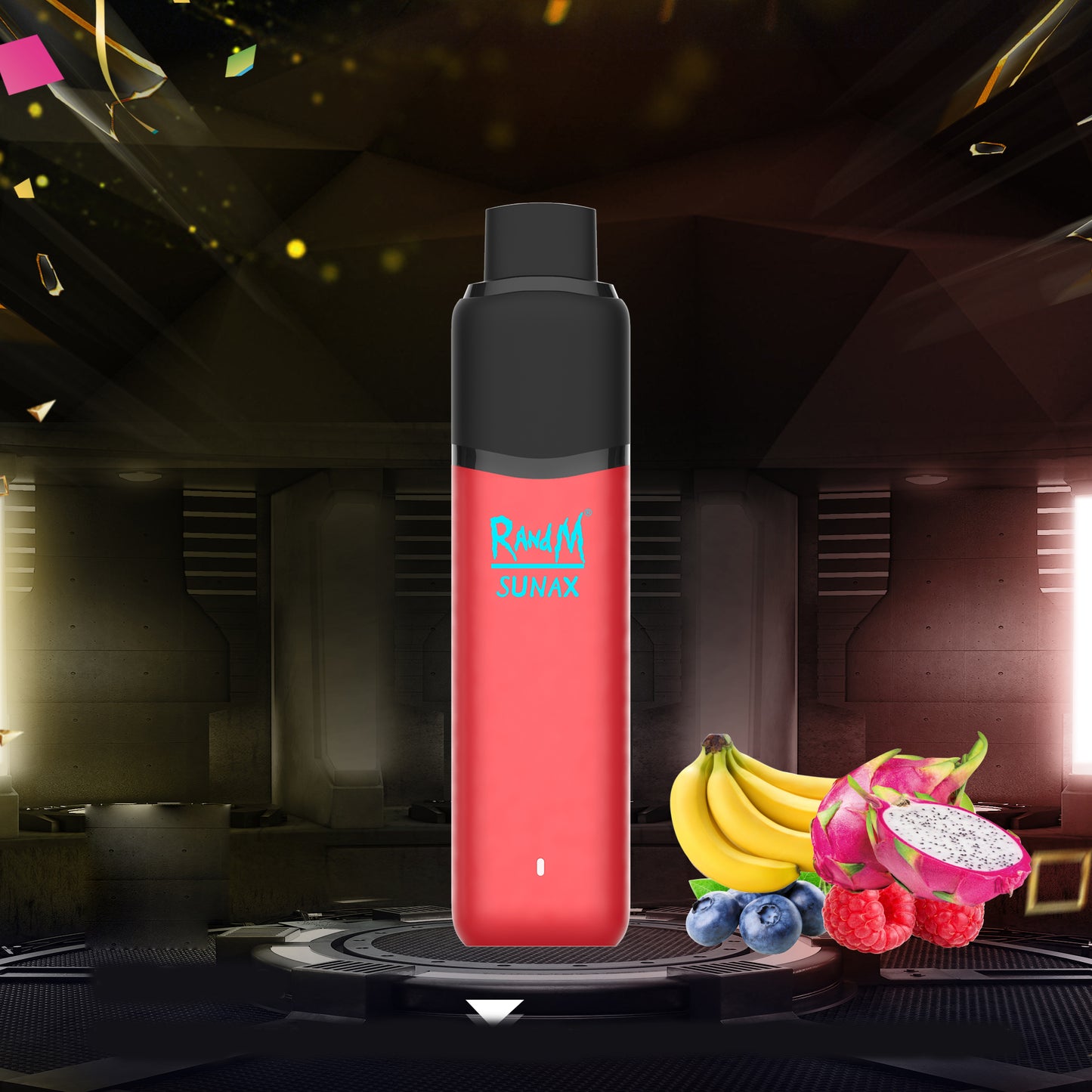 Original RandM Sunax 700 Puffs 2ml Pod Replaceable Vape Kit Device (Free Shipping)