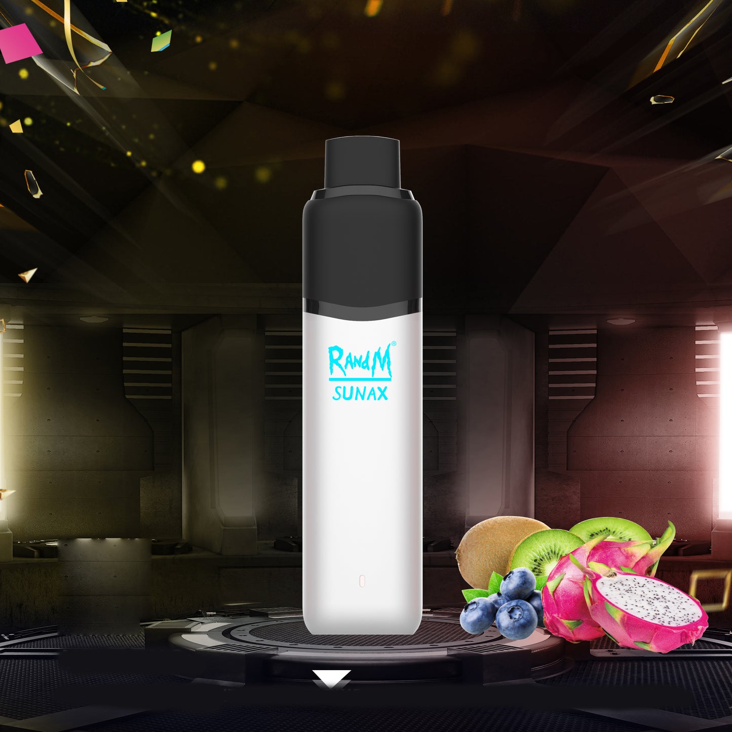 Original RandM Sunax 700 Puffs 2ml Pod Replaceable Vape Kit Device (Free Shipping)