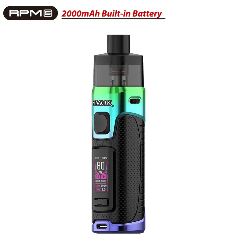 Original 80W SMOK RPM 5 Kit 2000mAh Built-in Battery Vaping Vaporizer Vape Free Shipping