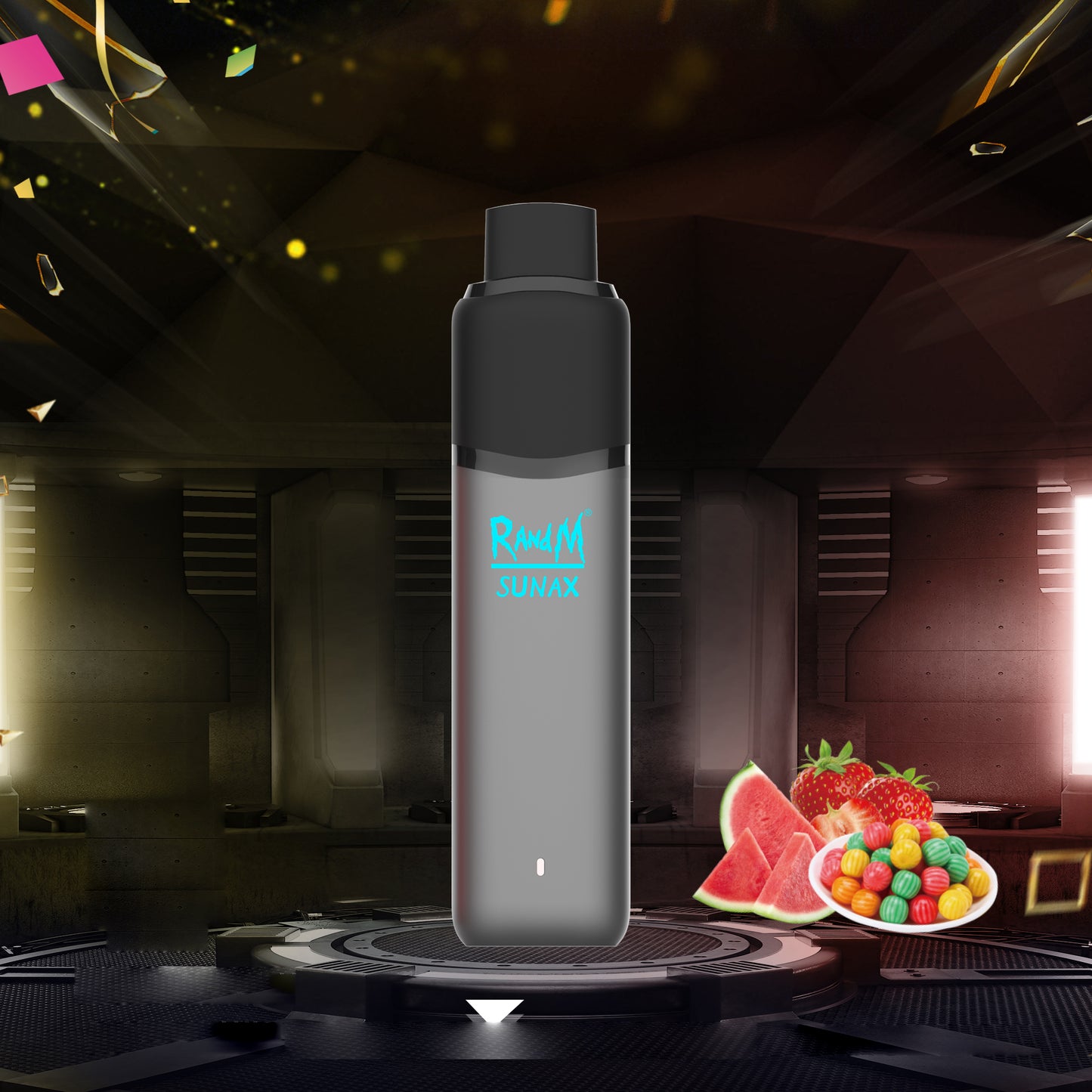 Original RandM Sunax 700 Puffs 2ml Pod Replaceable Vape Kit Device (Free Shipping)