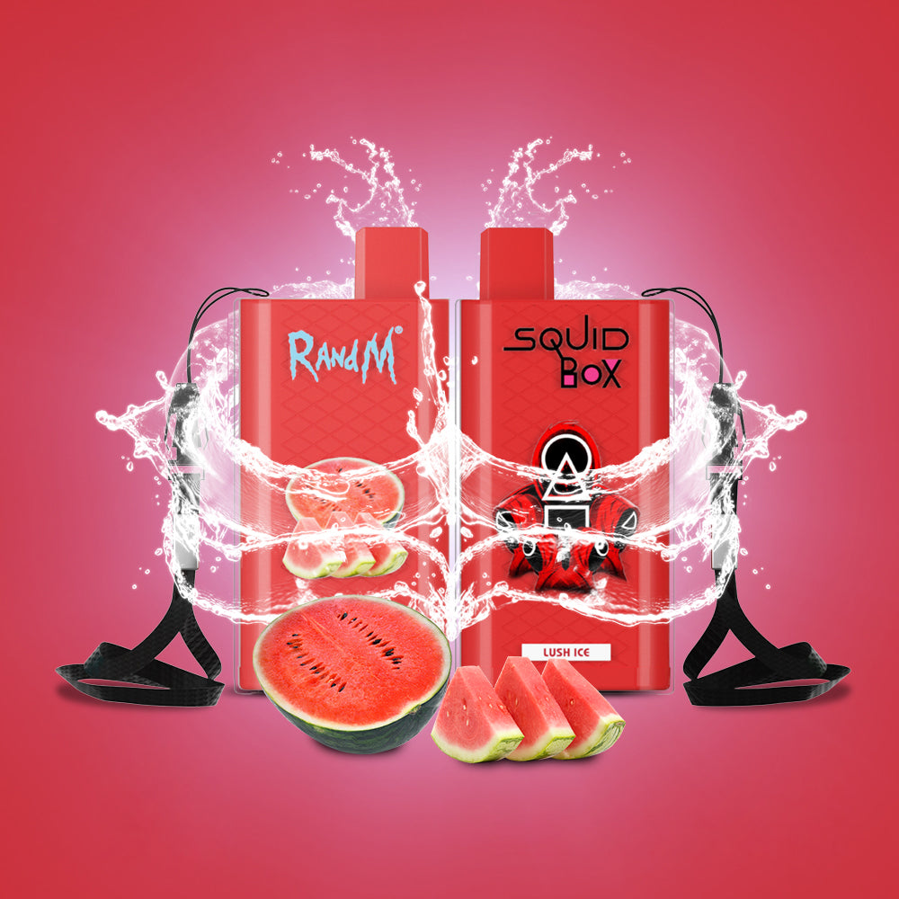 Original RandM Squid Box 5200 Puffs 12ml Vape Kit Device (Free Shipping)