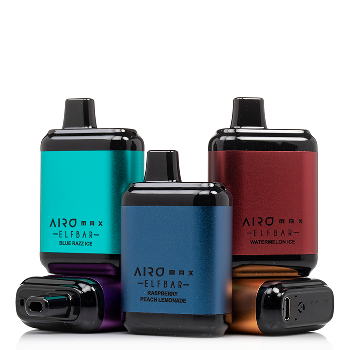 Original Elf Bar Airo Max 5000 Puffs Rechargeable Vape Device (Free Shipping)