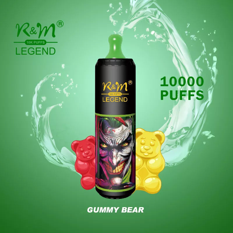Original R & M Legend Vape Kit 10000 Puffs 20ml Large Capacity Device (Free Shipping)
