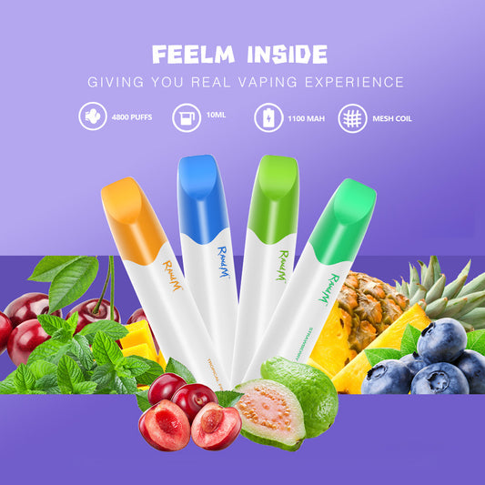 Original RANdM Glory 4800 Puffs Vape Pod Kit Device (Free Shipping)