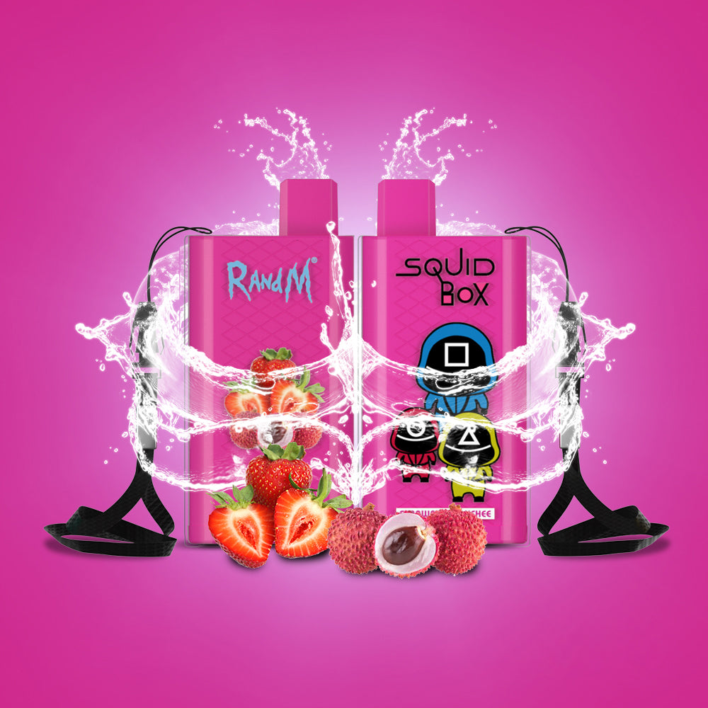 Original RandM Squid Box 5200 Puffs 12ml Vape Kit Device (Free Shipping)