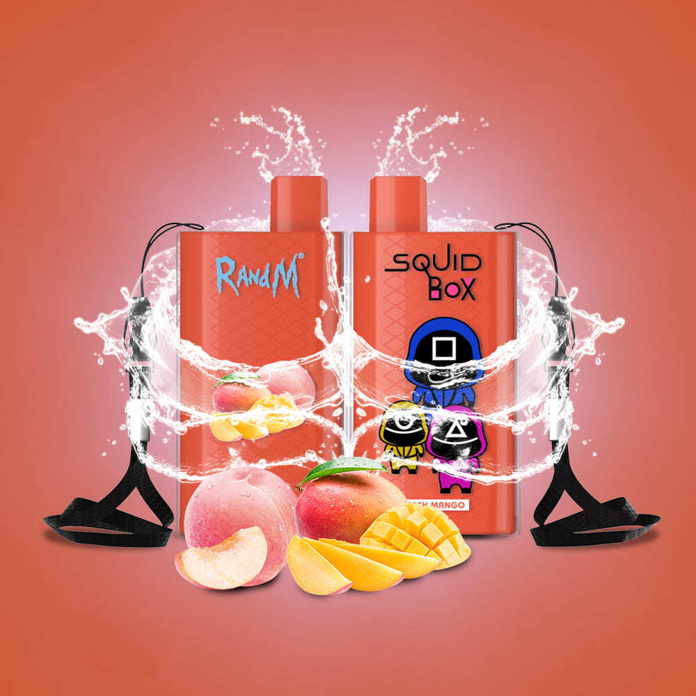 Original RandM Squid Box 5200 Puffs 12ml Vape Kit Device (Free Shipping)