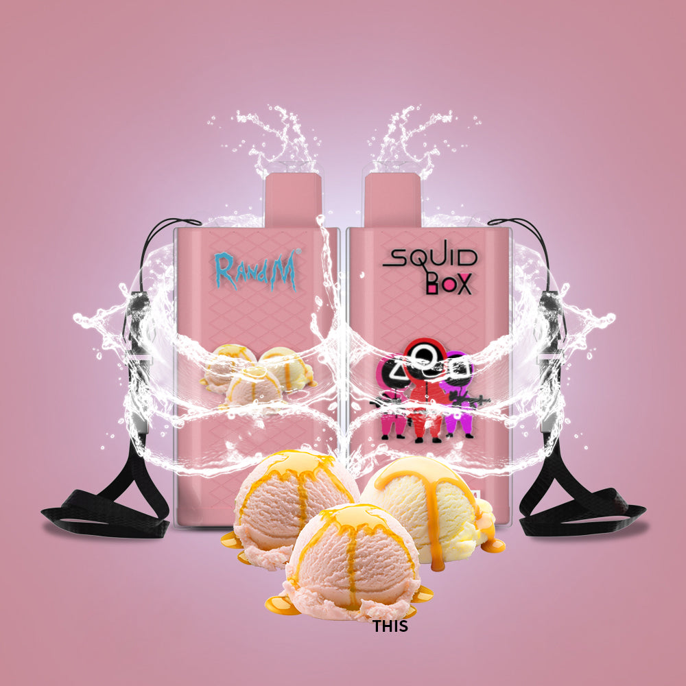 Original RandM Squid Box 5200 Puffs 12ml Vape Kit Device (Free Shipping)
