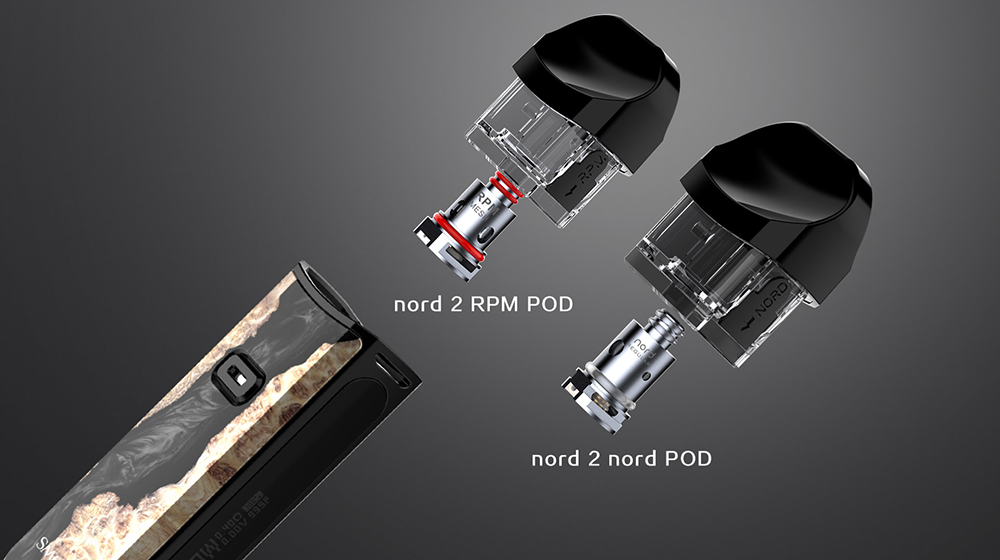 Original SMOK Nord 2 Vape Pod Kit Vape 40W 1500mAh Battery 4.5ml& Nord Vaporizer Free Shipping