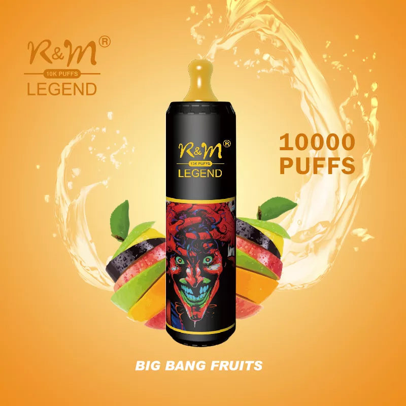 Original R & M Legend Vape Kit 10000 Puffs 20ml Large Capacity Device (Free Shipping)