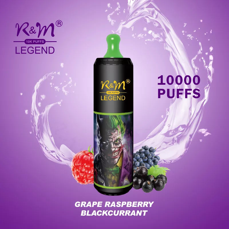 Original R & M Legend Vape Kit 10000 Puffs 20ml Large Capacity Device (Free Shipping)