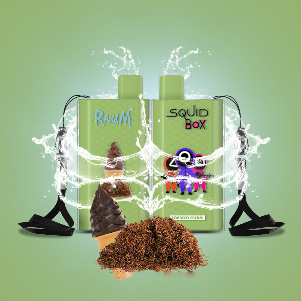 Original RandM Squid Box 5200 Puffs 12ml Vape Kit Device (Free Shipping)